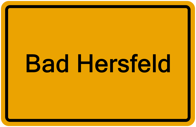 Handelsregisterauszug Bad Hersfeld